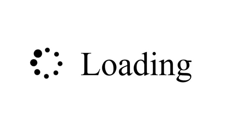 Loading Circle on Device Screen Digital Display of Web Page Website. Computer Software Monitor Viewpoint of Loading Processing File, Video, Music, Data.