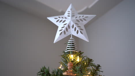 topper de estrella blanca topper de árbol de navidad