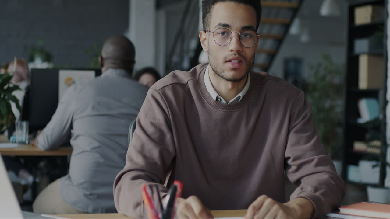 Businessman in meeting