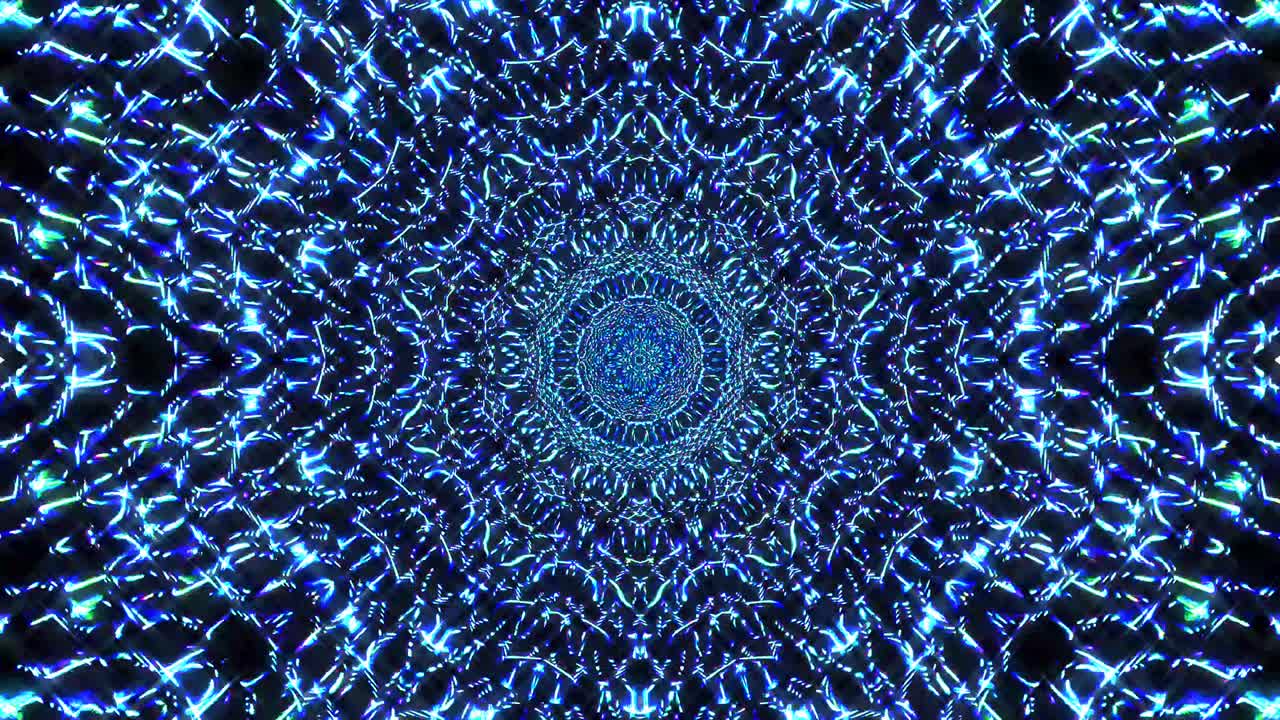 luz abstracta brillante que gobierna el color completo, caleidoscopio