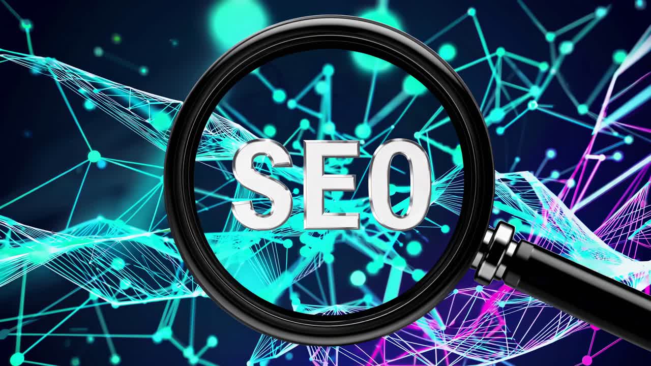 SEO Magnifying Glass - Digital Marketing