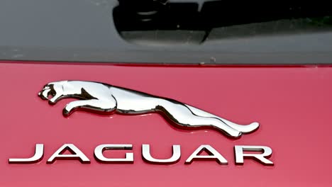 jaguar logo, red vehicle, super car