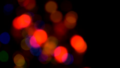 luces bokeh de colores
