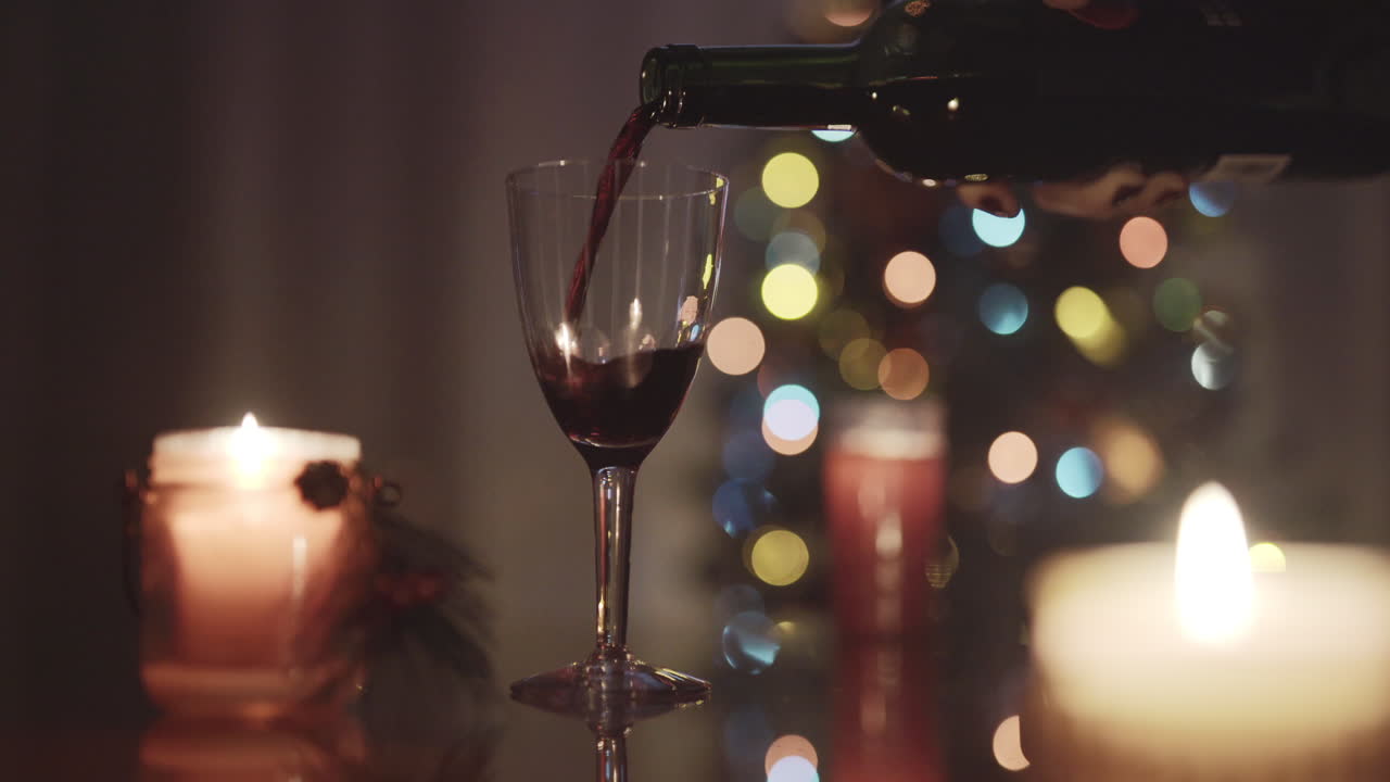 Hábito ocasional de beber vinho tinto durante o Natal.