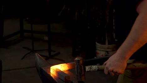 blacksmith metal forging in 4k