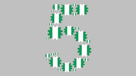nigeriano número cinco
