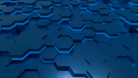 4k abstract tech cuadrícula de panal de miel.