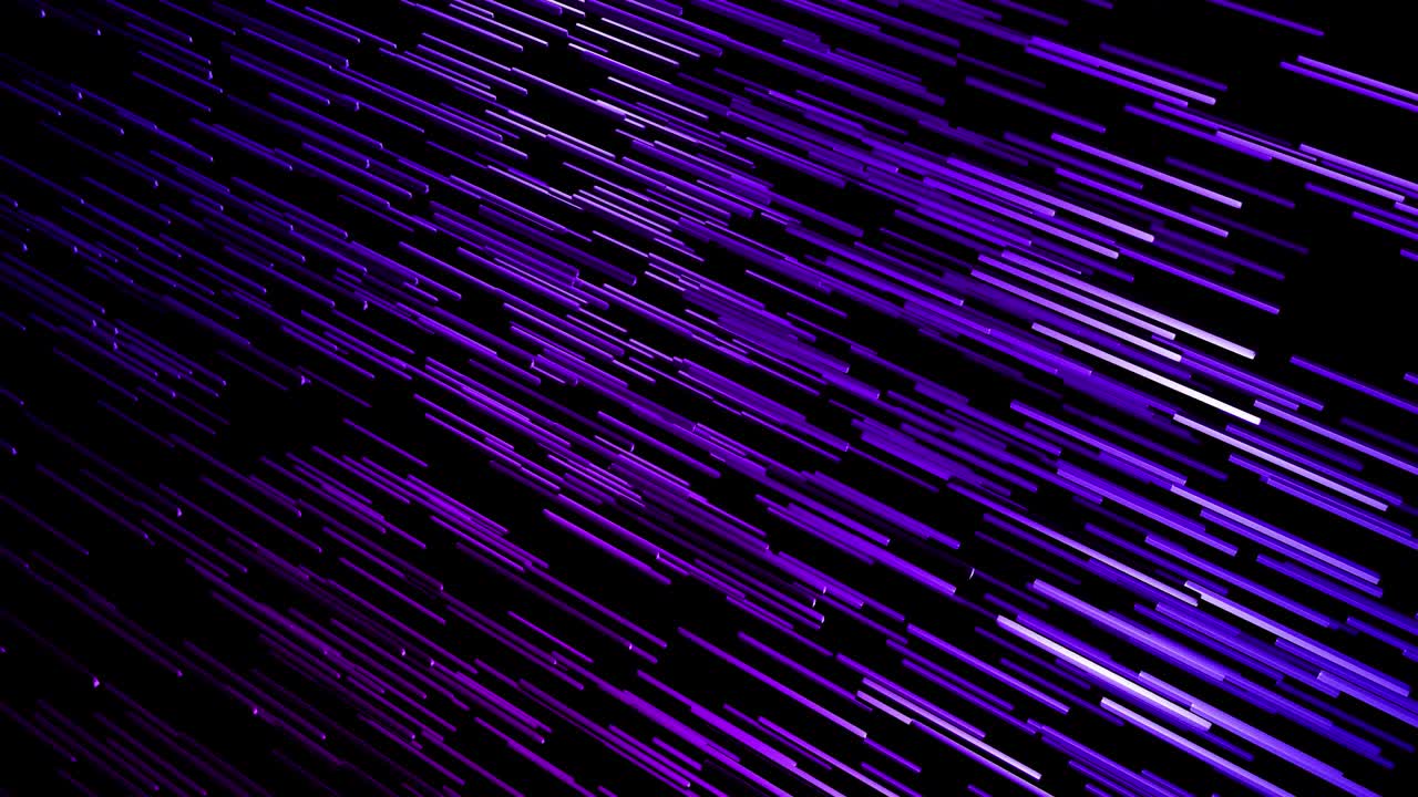 Sfondo geometrico semplice astratto 3D con blocchi rossi e blu come lampadine che lampeggiano con luci al neon in 4k. Animazione fluida in loop. Sfondo di motion design creativo e semplice con oggetti 3D. Loop VJ