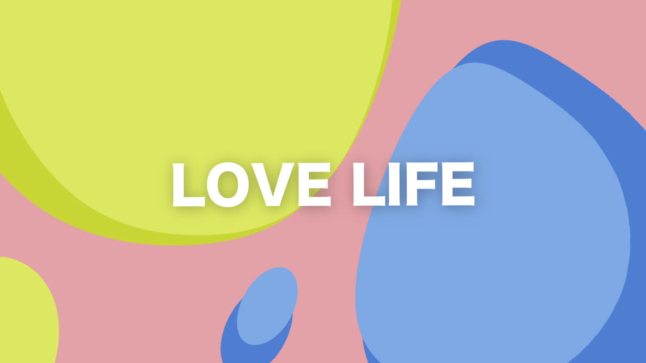 Motivational graphic motion for a vibrant lifestyle inspiring love for life in dynamic environments