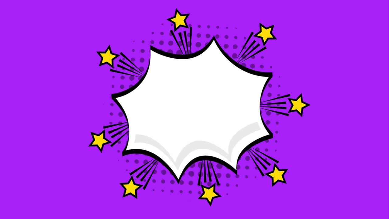 animación de arte pop