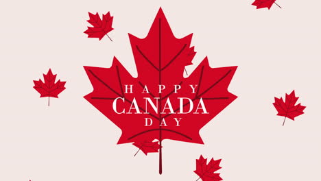 happy canada day celebration graphic