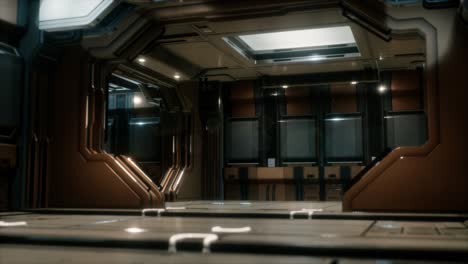 túnel de ciencia ficción o corredor de naves espaciales
