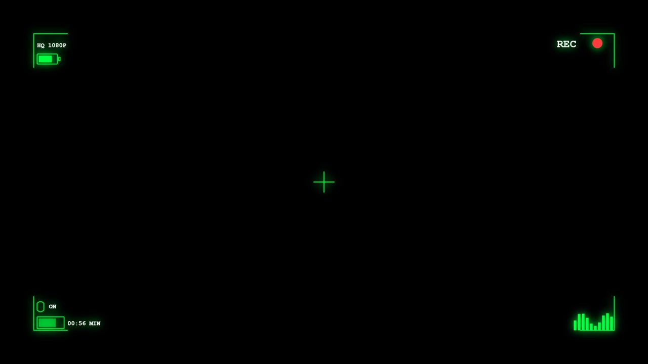 Digital Camera Viewfinder Overlay with Recording Indicator