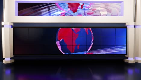 3d virtual tv studio news