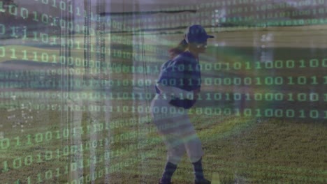 Animación-Del-Procesamiento-De-Datos-Sobre-Diversos-Jugadores-De-Béisbol.