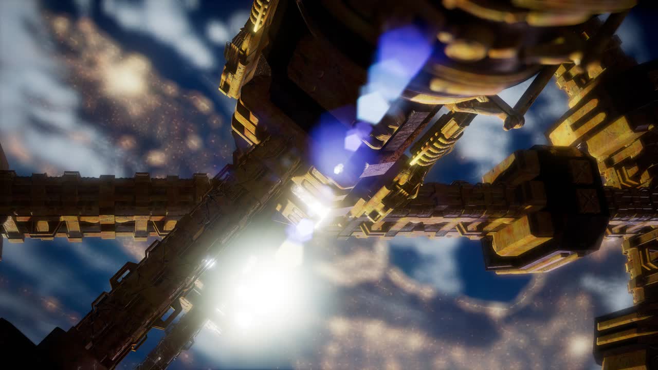 International Space Station in outer space over the planet Earth