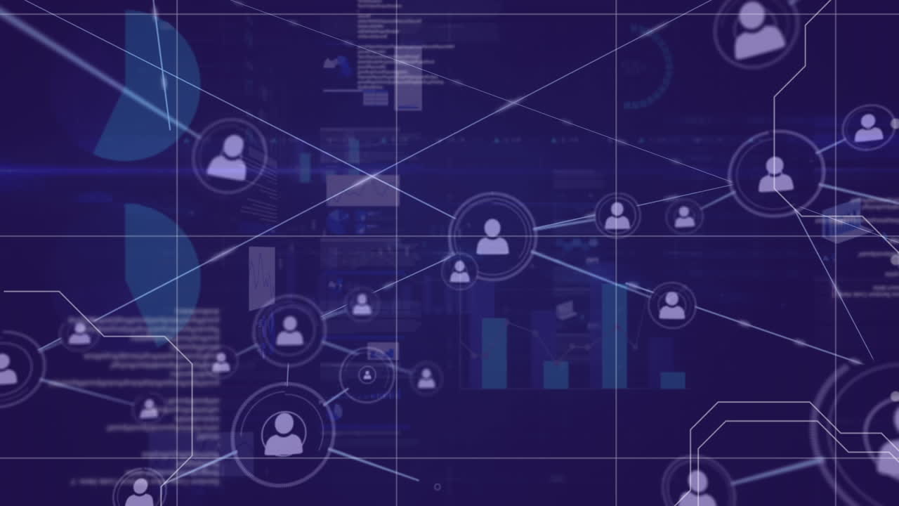 Network of connections and data processing