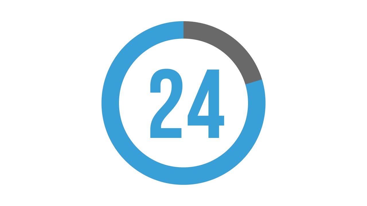 temporizador de cuenta atrás para el video de entrenamiento