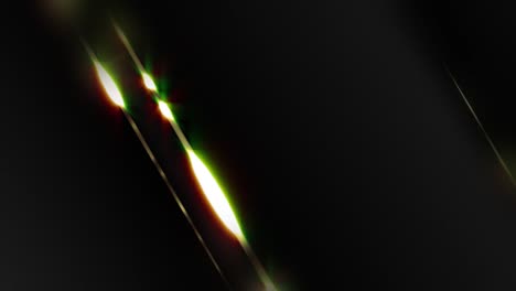 líneas doradas abstractas sobre fondo negro