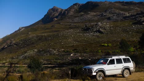 off-road adventure: exploring mountainous landscapes in a 4x4 vehicle