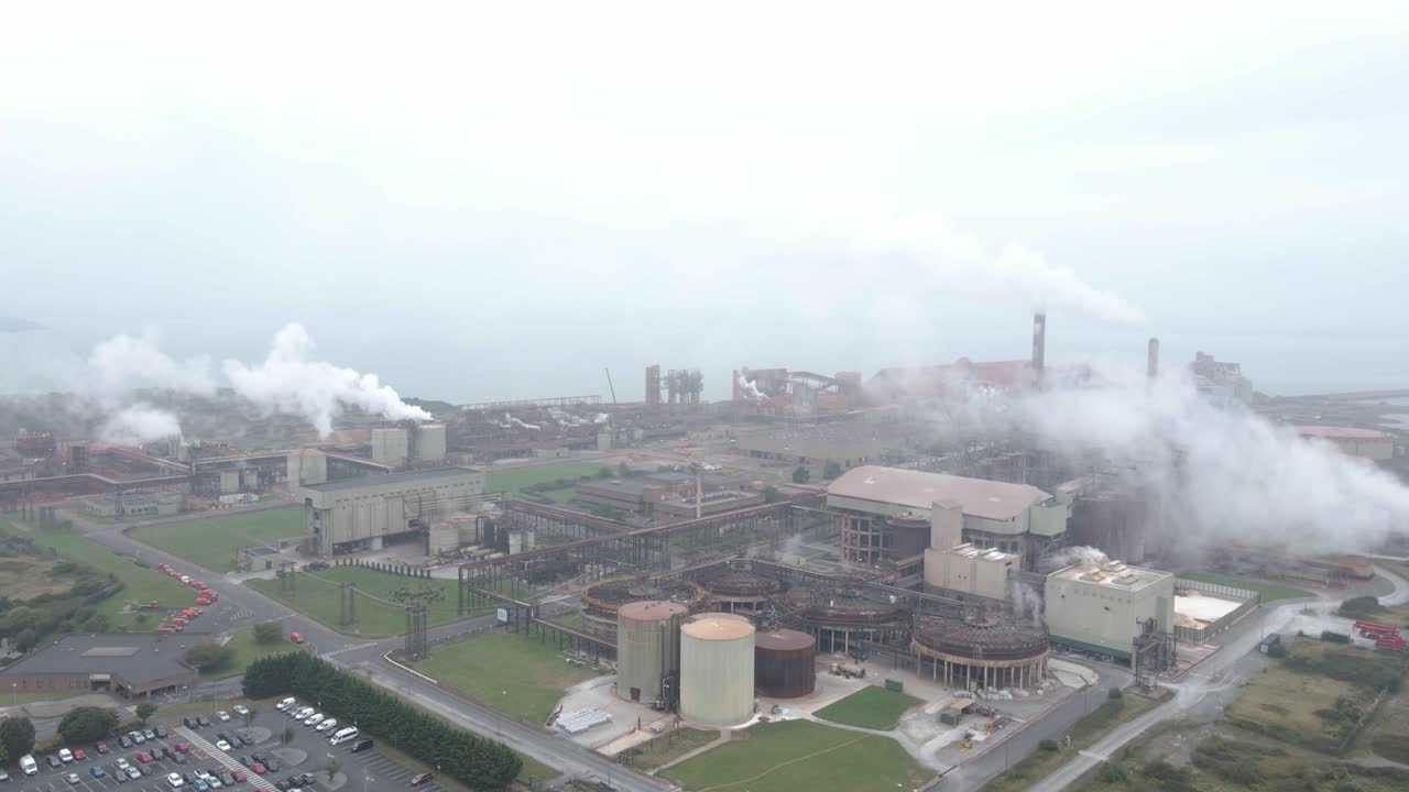 Aerial View Of Russia's Aughinish Alumina Refinery In Limerick County, Ireland.