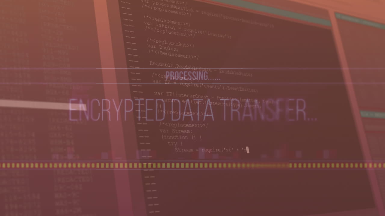 animación de múltiples textos a través del lenguaje informático contra la interfaz abstracta en segundo plano