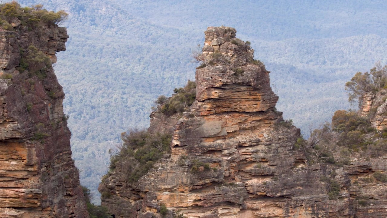 Le formazioni rocciose delle Tre Sorelle nelle Blue Mountains, Australia