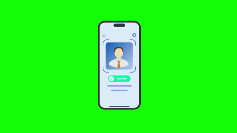 face-recognition-face-id-Mobile-phone-icon-Animation-loop-motion-graphics-video-transparent-background-with-alpha-channel