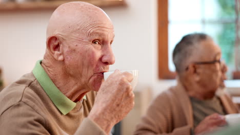 tea party, elderly friends