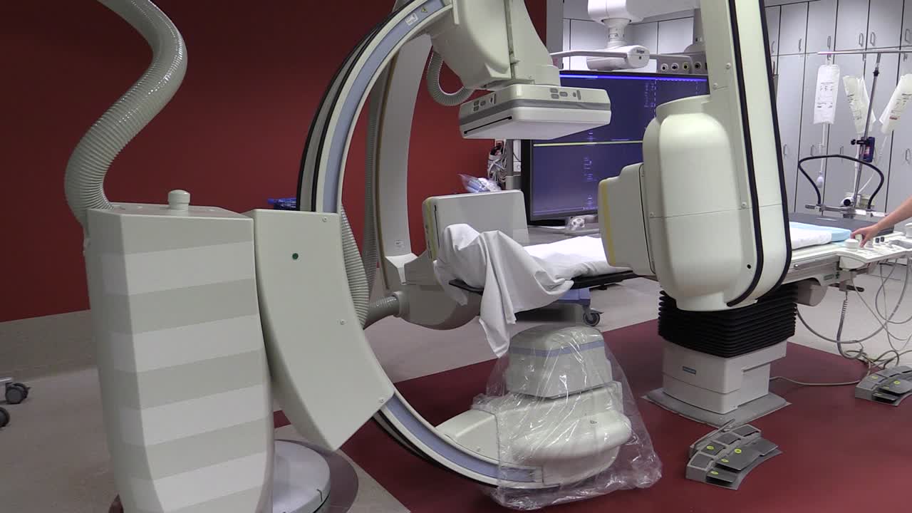 aplicación de imágenes del sistema de navegación magnética en un hospital