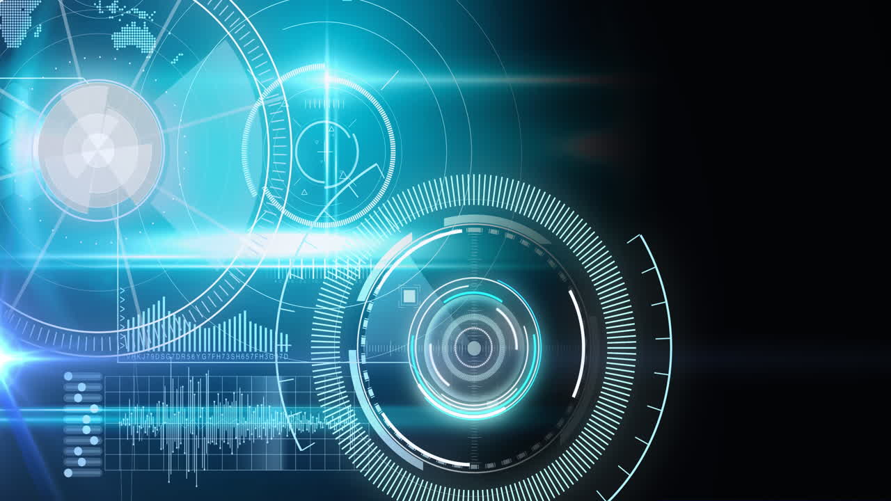 Animation of scope scanning and data processing