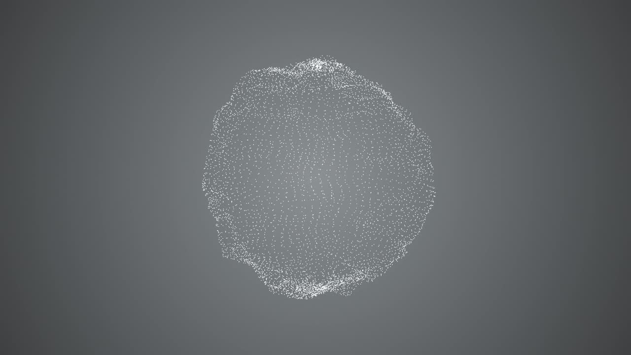추상적인 컴퓨터 생성 기하학적 애니메이션