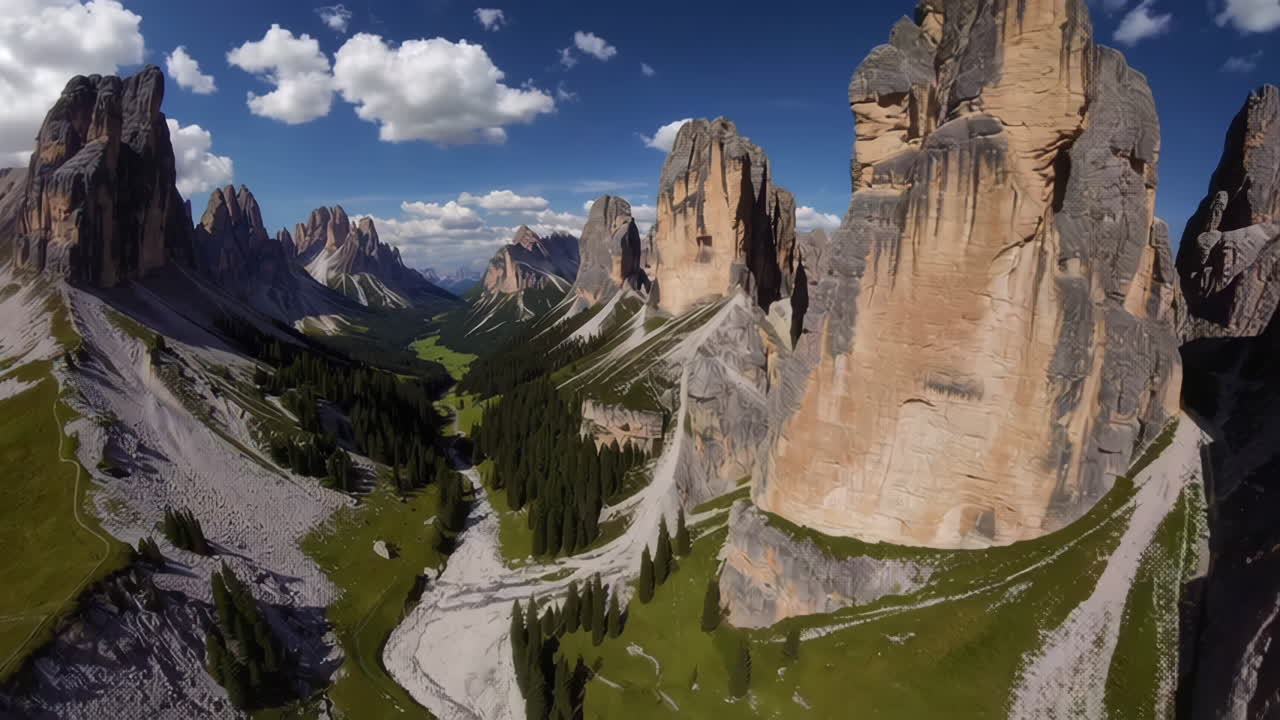 Breathtaking Dolomites Mountain Scenery