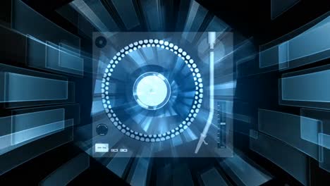 Abstract-record-player-turntable-motion-background