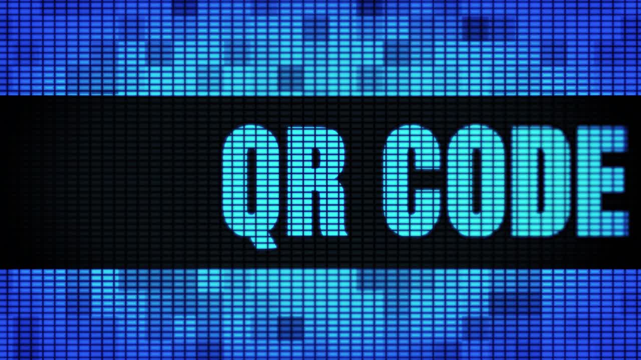 QR Code Display on LED Screen