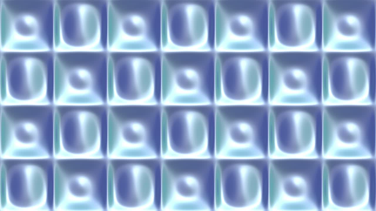 fondo iridescente abstracto con azulejos líquidos que fluyen, video de stock