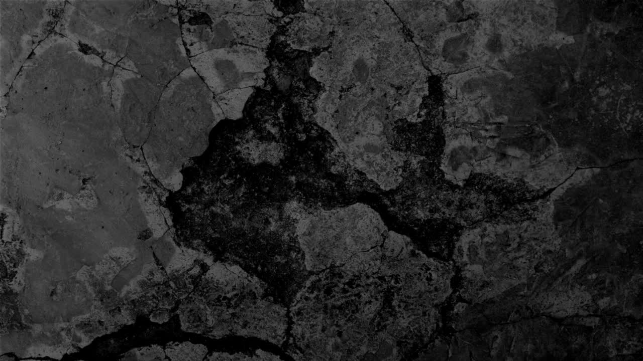 Skræmmende røgfyldt mørk væg, lys sort beton cement tekstur til baggrund
