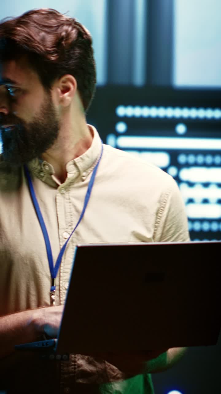 Teams-administrator, der omkonfigurerer serverpark til lodret video