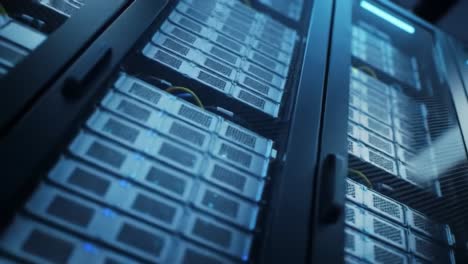 rack de servidor en un centro de datos