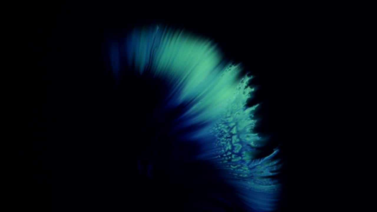 aurora boreal pero solo una pulgada de ancho