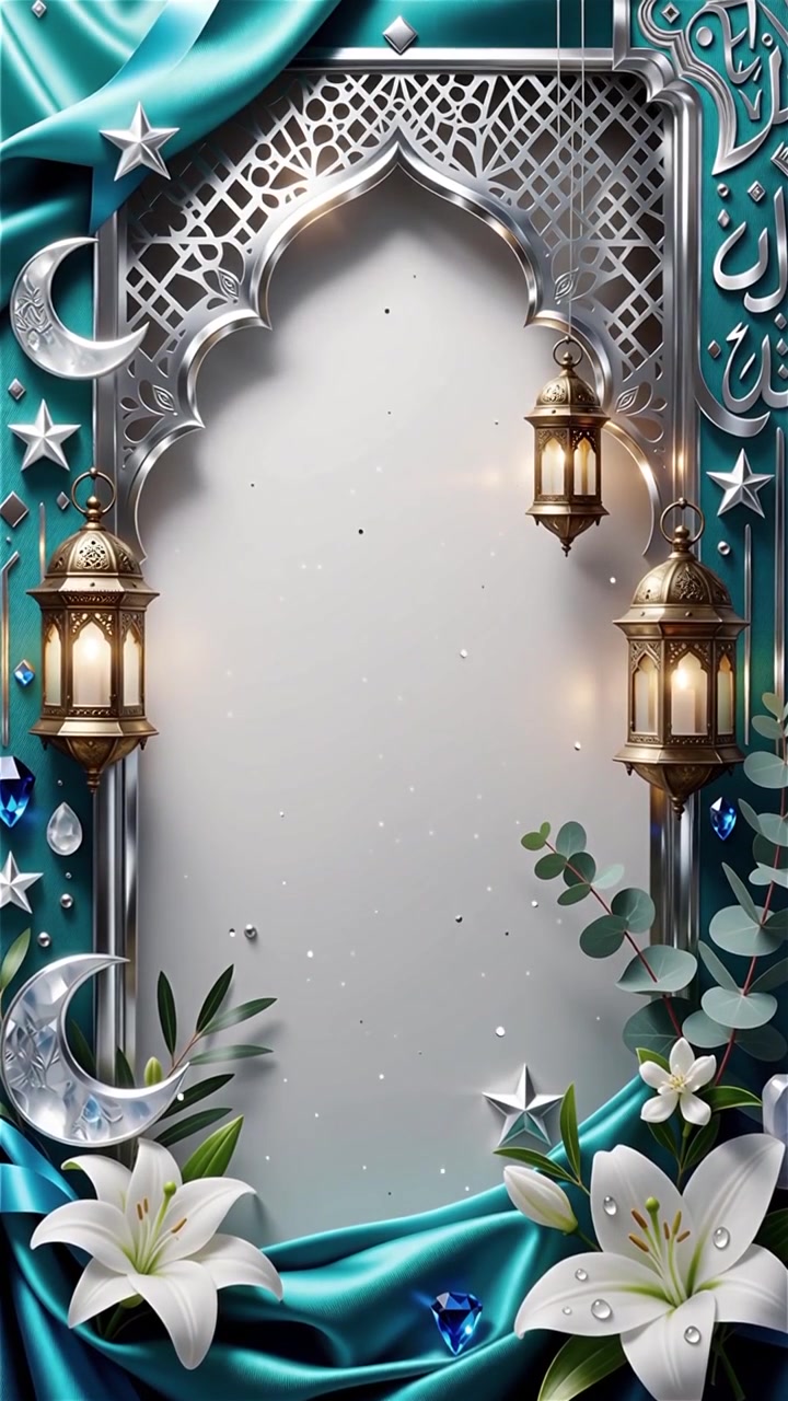 Compleanno del Profeta Maometto Mawlid al-Nabi Sfondo Islamico