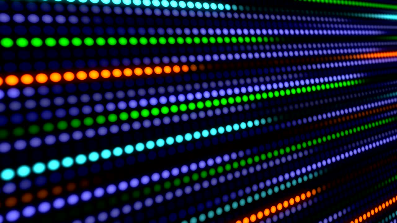 fondo de la bola con led