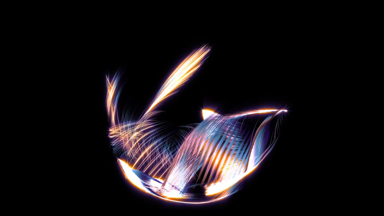 유체 반이고 밝게 하는 원활한 루핑 플라즈마 공