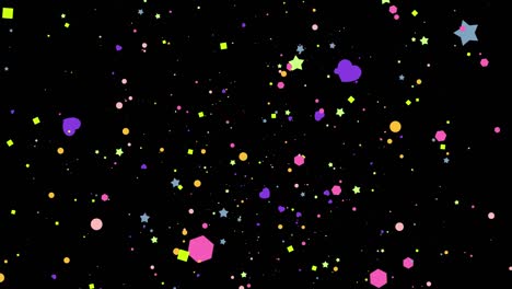 particle pop abstract effect background