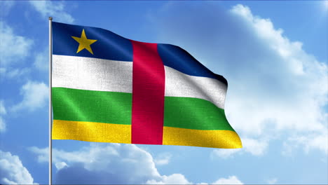 flag of the central african republic