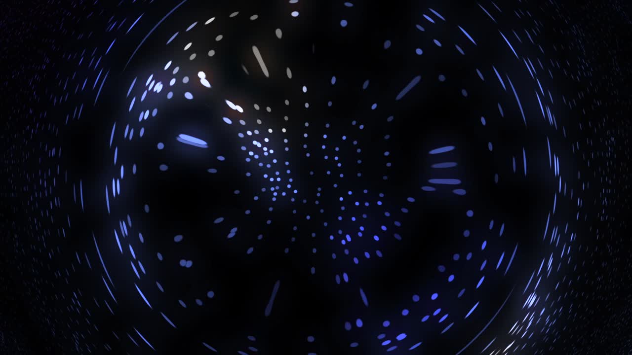 Abstract Glowing Tunnel