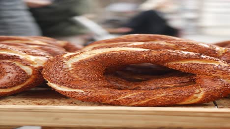 turkish simit display