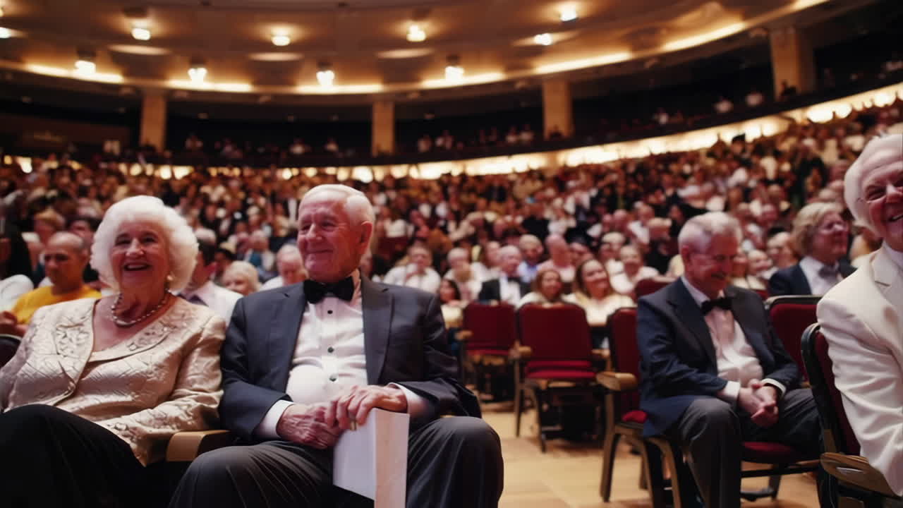 Audience at a Formal Event