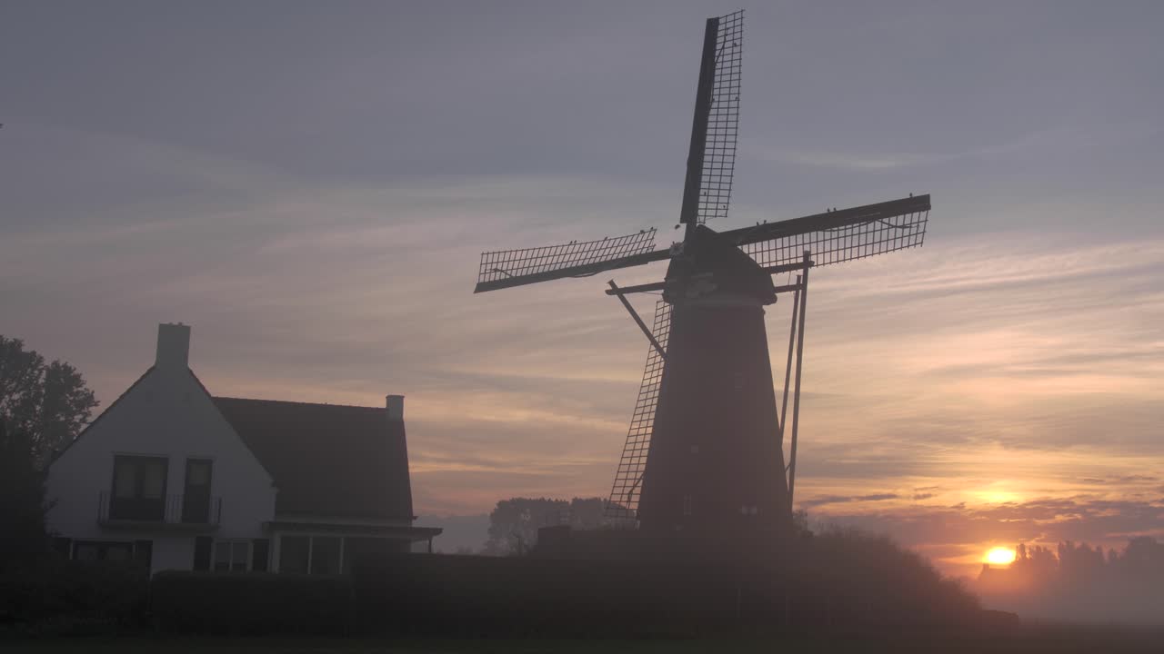 roosdonck nuenen ветряная мельница с домом в голландии или, как говорят голландцы, в нидерландах