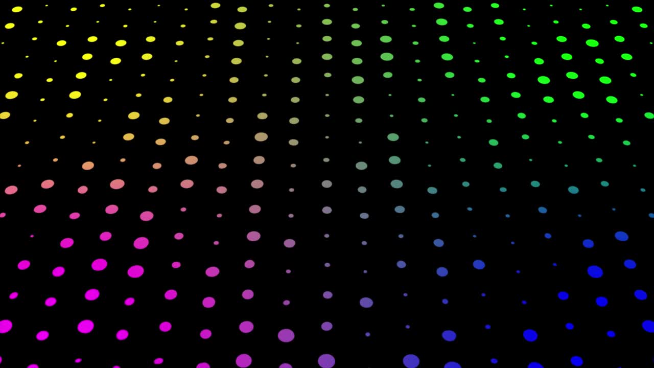 luz de círculo de led multicolor de 4k, que brilla al azar